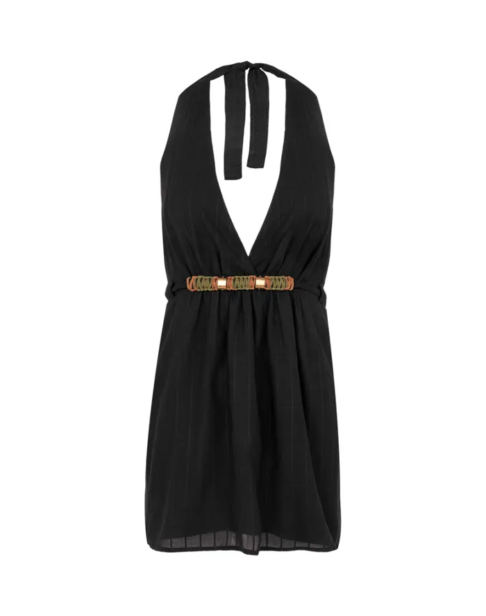 Women ViX Paula Hermanny Dresses Martina Short Dress 8211 Black