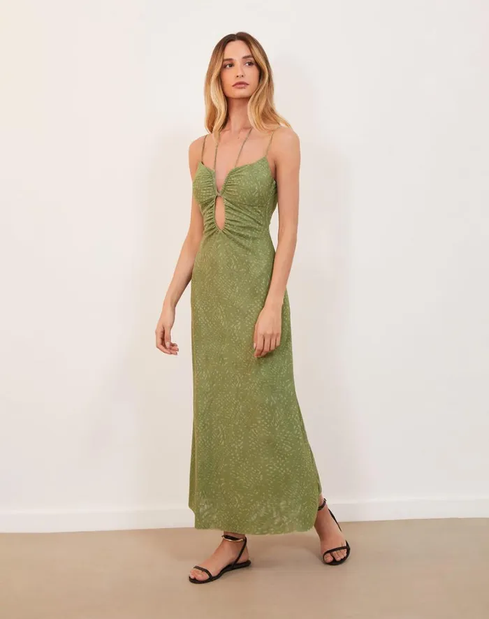 Women ViX Paula Hermanny Dresses Mina Midi Dress 8211 Gaia