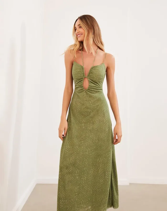 Women ViX Paula Hermanny Dresses Mina Midi Dress 8211 Gaia
