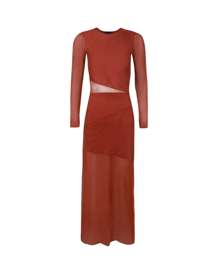 Women ViX Paula Hermanny Dresses Nora Long Dress 8211 Brick