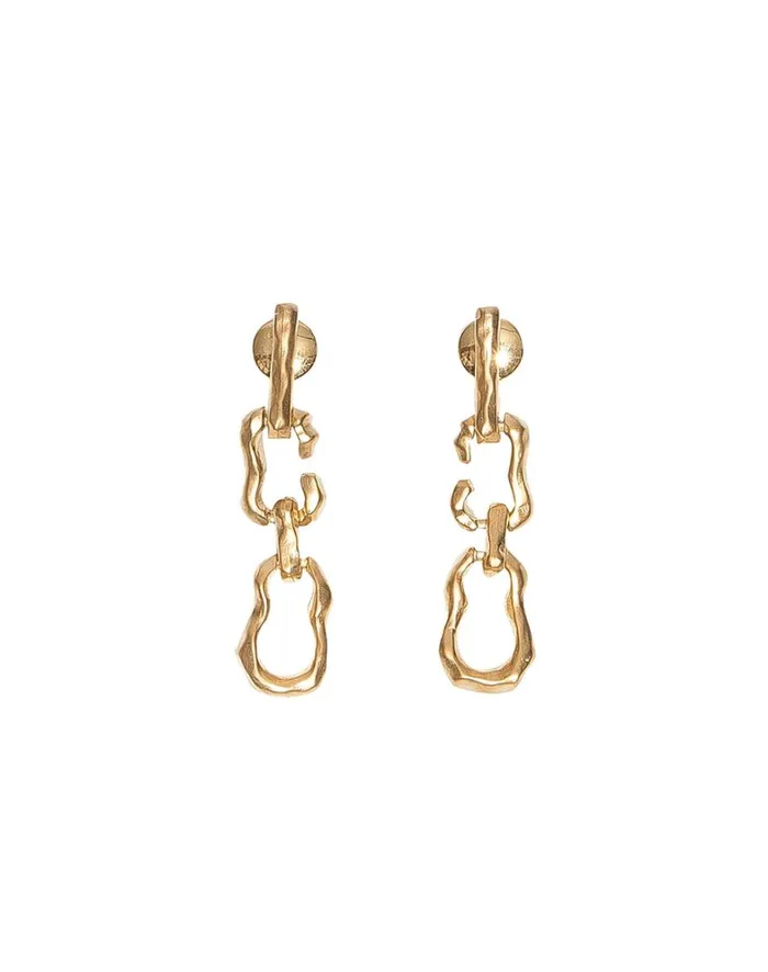 Women ViX Paula Hermanny Jewelry Adalia Petit Earrings 8211 Gold