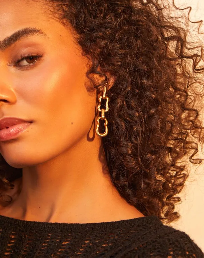 Women ViX Paula Hermanny Jewelry Adalia Petit Earrings 8211 Gold