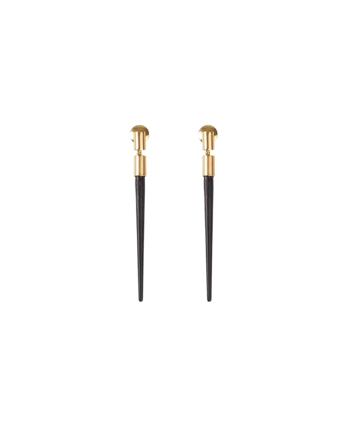 Women ViX Paula Hermanny Jewelry Espeto Earrings 8211 Gold