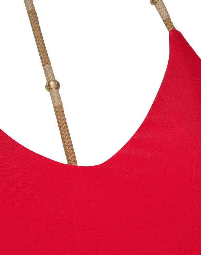 Women ViX Paula Hermanny One Pieces Layla T Back One Piece 8211 Red Poppy