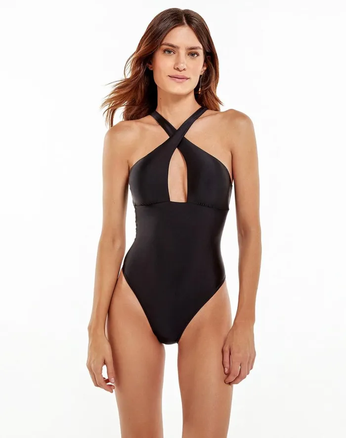 Women ViX Paula Hermanny One Pieces Noemie One Piece 8211 Black