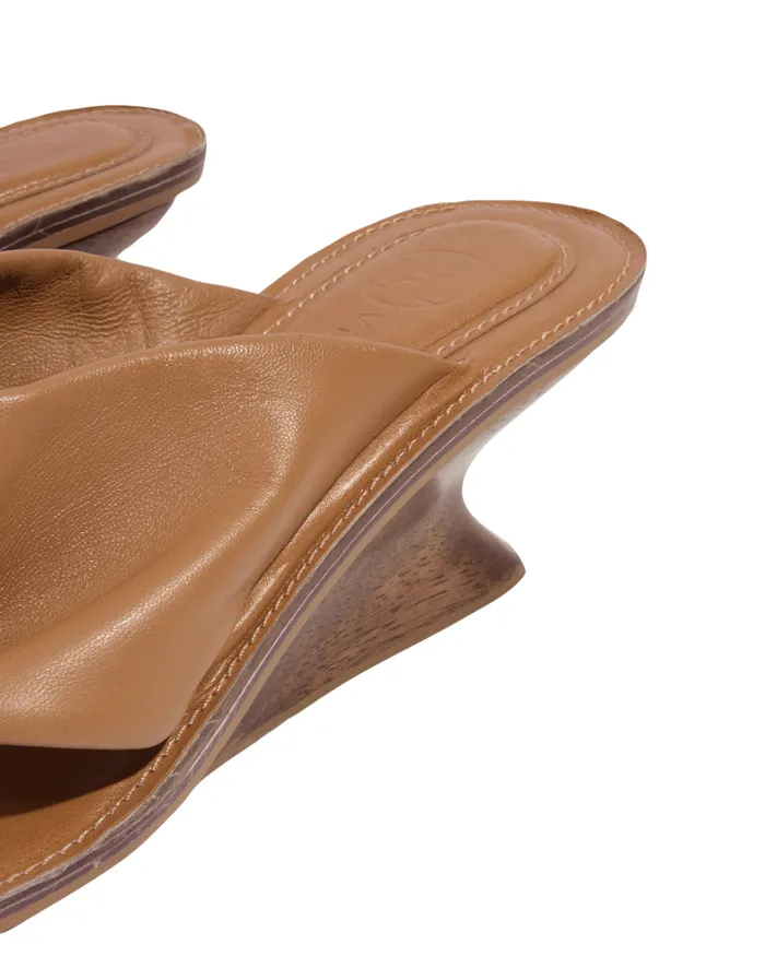 Women ViX Paula Hermanny Sandals Dahlia Mule 8211 Caramel