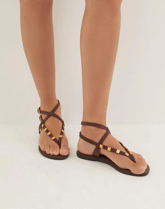 Women ViX Paula Hermanny Sandals Zuca Detail Sandal 8211 Wine