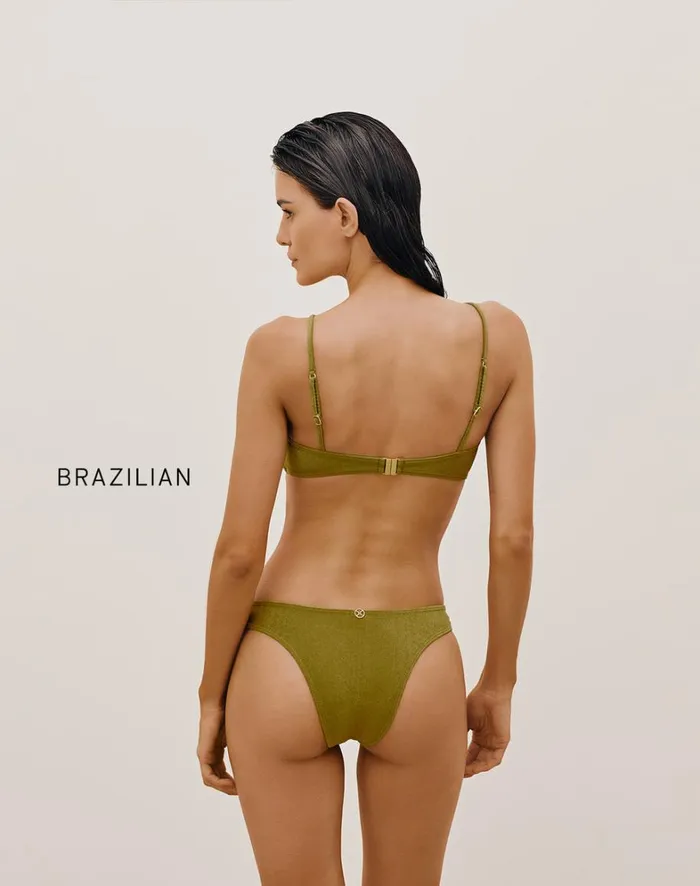 Women ViX Paula Hermanny Tops Barbara Top 8211 Avocado