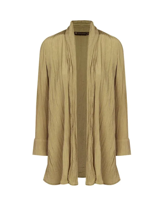 Women ViX Paula Hermanny Tops Carol Cardigan 8211 Olivine
