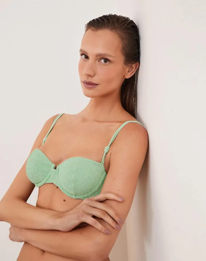 Women ViX Paula Hermanny Tops Firenze Gwen Nissi Top 8211 Pastel Mint