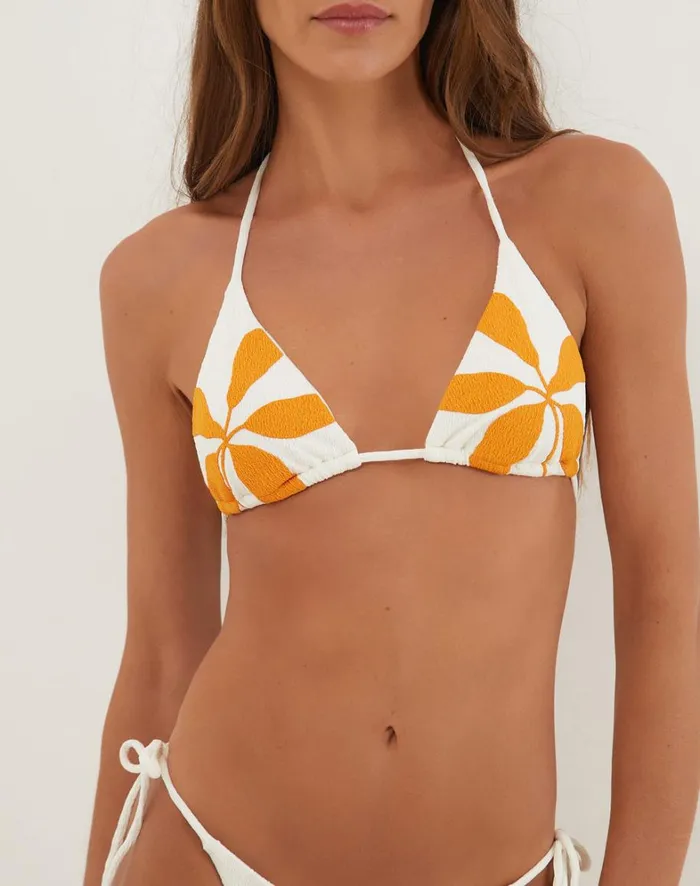 Women ViX Paula Hermanny Tops Firenze Susan Tri Top 8211 Bossa Sunset