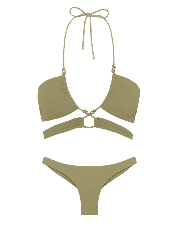 Women ViX Paula Hermanny Tops Gi Top 8211 Olivine