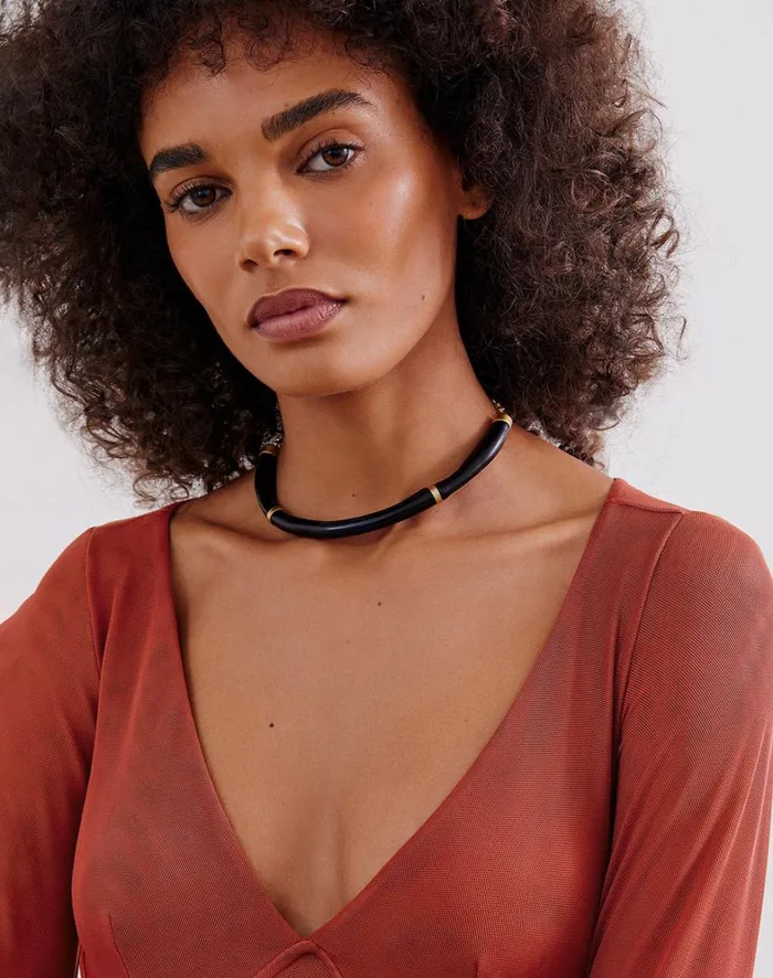 Women ViX Paula Hermanny Tops Hay Bodysuit 8211 Brick