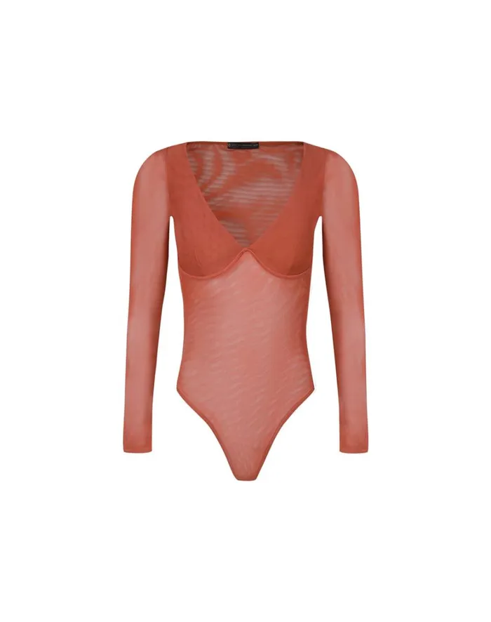 Women ViX Paula Hermanny Tops Hay Bodysuit 8211 Brick