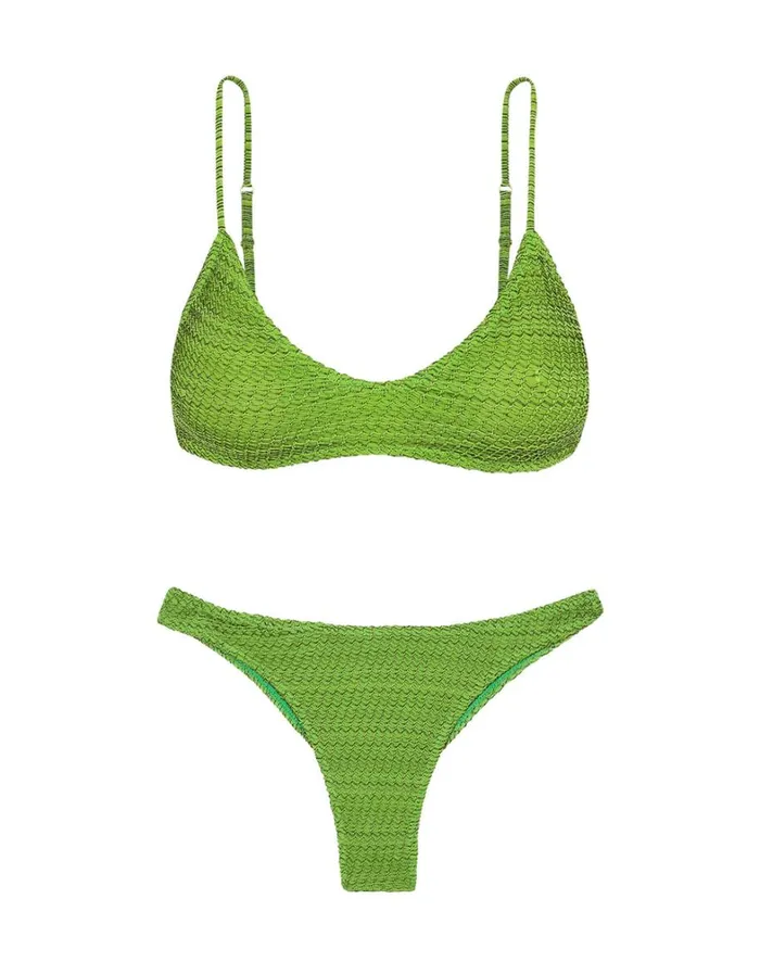 Women ViX Paula Hermanny Tops Mesh Li Top 8211 Acid Green