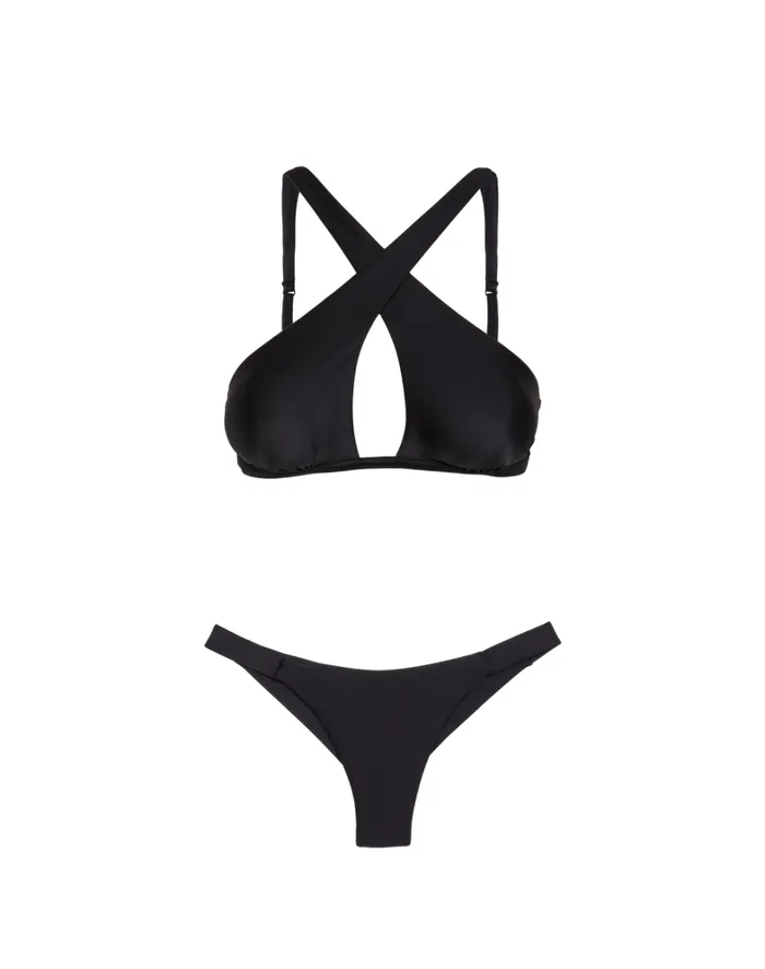 Women ViX Paula Hermanny Tops Noemie Top 8211 Black