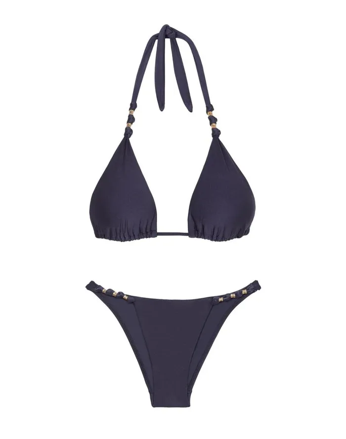 Women ViX Paula Hermanny Tops Paula Top 8211 Indigo