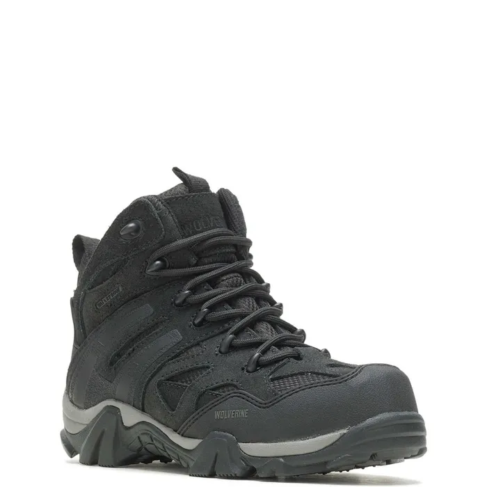 Women Wilderness Composite Toe Boot Black Wolverine Hike