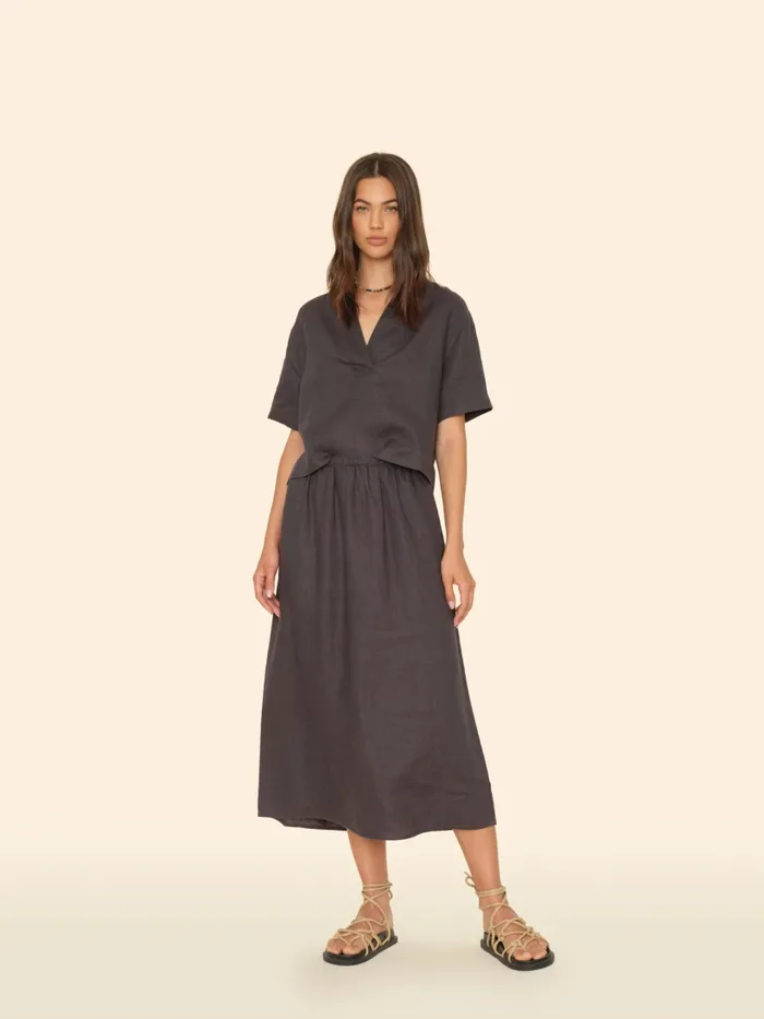 Women XRENA Black Quartz Loretta Skirt Skirts
