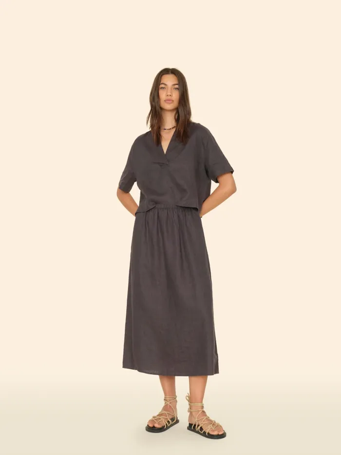Women XRENA Black Quartz Loretta Skirt Skirts Women XRENA Black Quartz Loretta Skirt Skirts