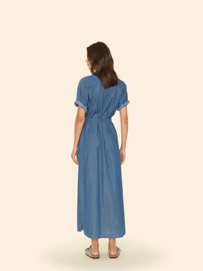 Women XRENA Blue Rinse Linnet Dress Dresses Women XRENA Blue Rinse Linnet Dress Dresses