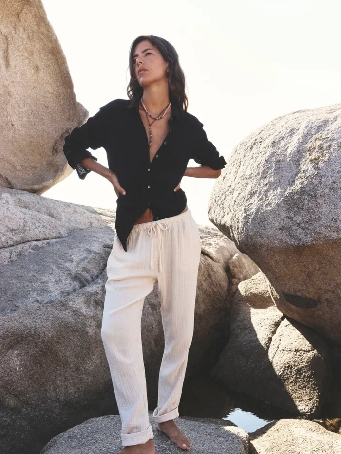 Women XRENA Oysterette Jordyn Pant Pants and Jumpsuits Women XRENA Oysterette Jordyn Pant Pants and Jumpsuits