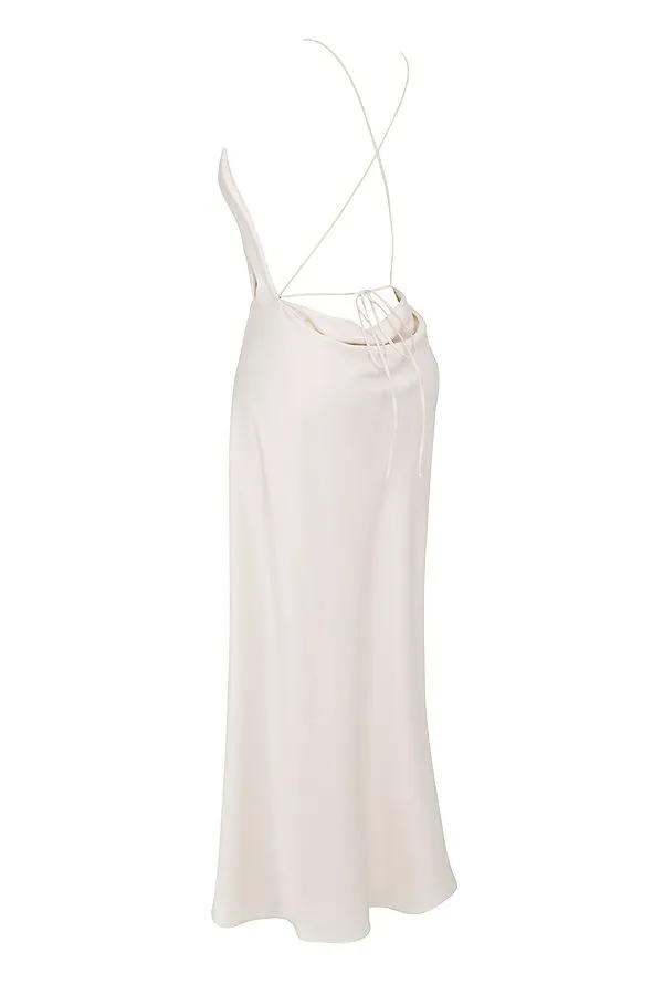 Women Zanab Ivory Thigh Slit Maxi Dress House Of CB Dresses