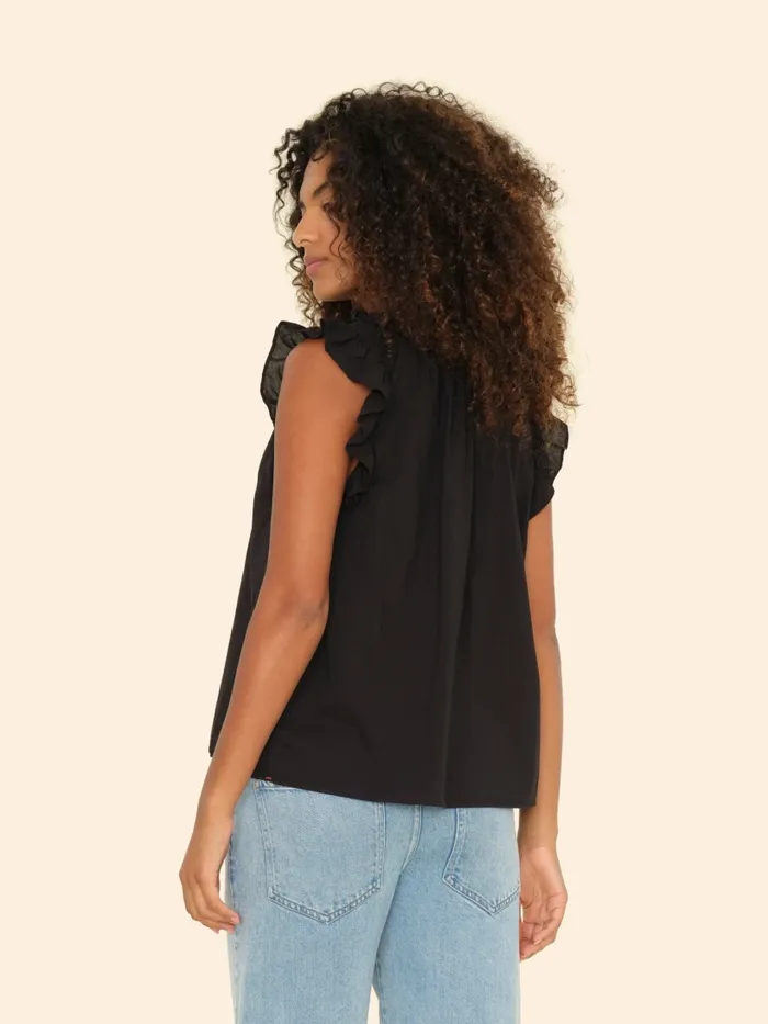 XRENA Black Bex Top Women Tops XRENA Black Bex Top Women Tops