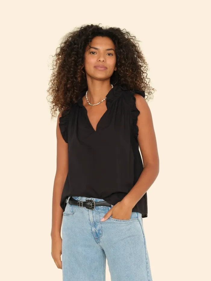 XRENA Black Bex Top Women Tops XRENA Black Bex Top Women Tops