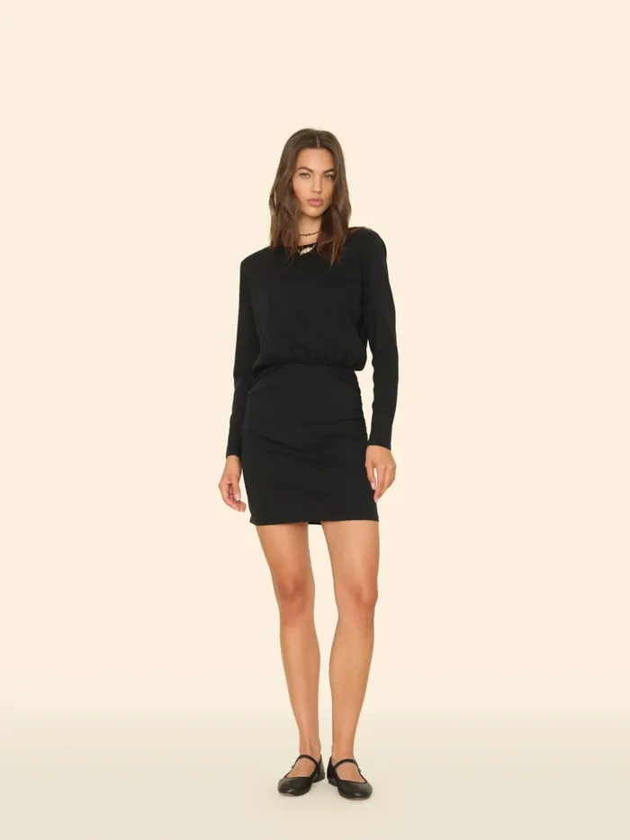 XRENA Black Lula Dress Women Dresses