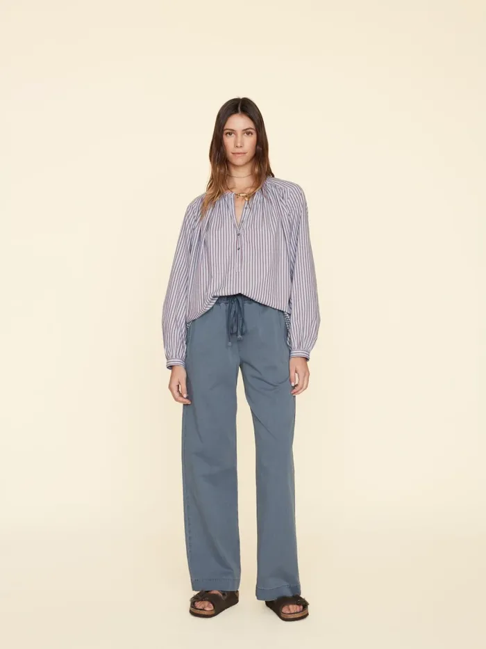 XRENA Blue Storm Dash Twill Pant Women Pants and Jumpsuits