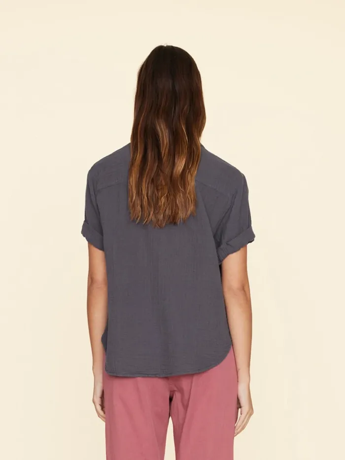XRENA Charcoal Cruz Top Women Tops XRENA Charcoal Cruz Top Women Tops