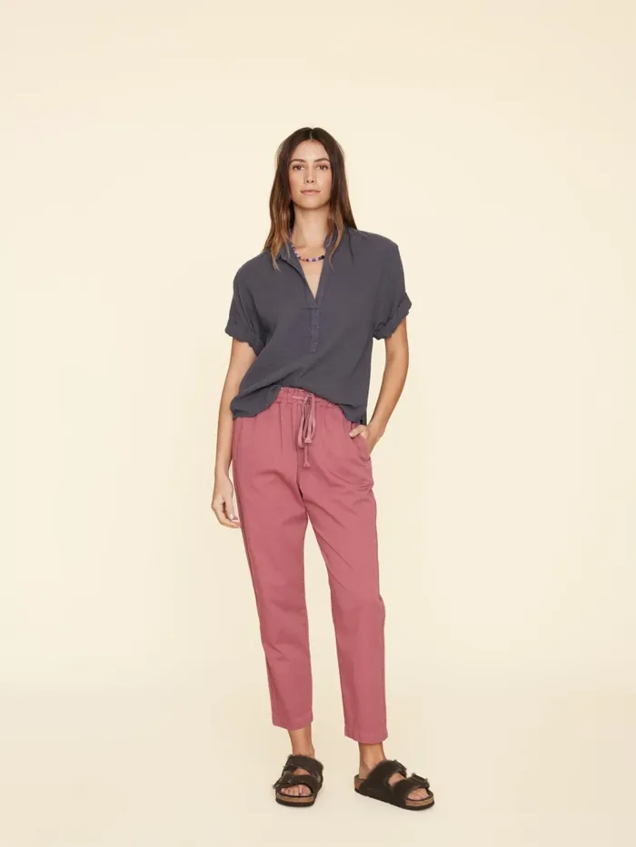 XRENA Rosewood Rex Twill Pant Women Pants and Jumpsuits