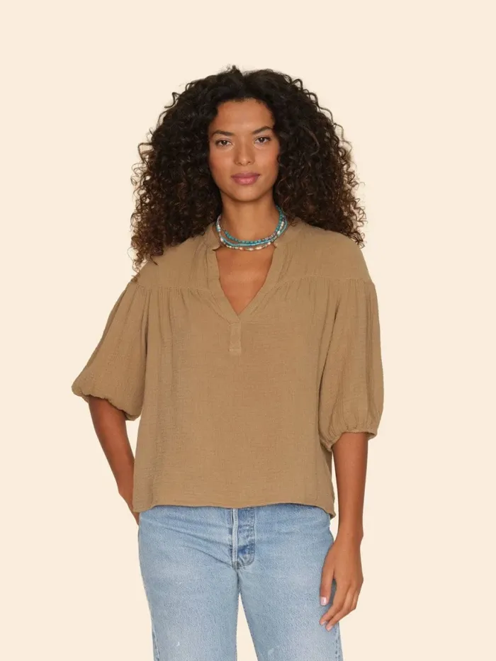 XRENA Sea Grass Clem Top Women Tops