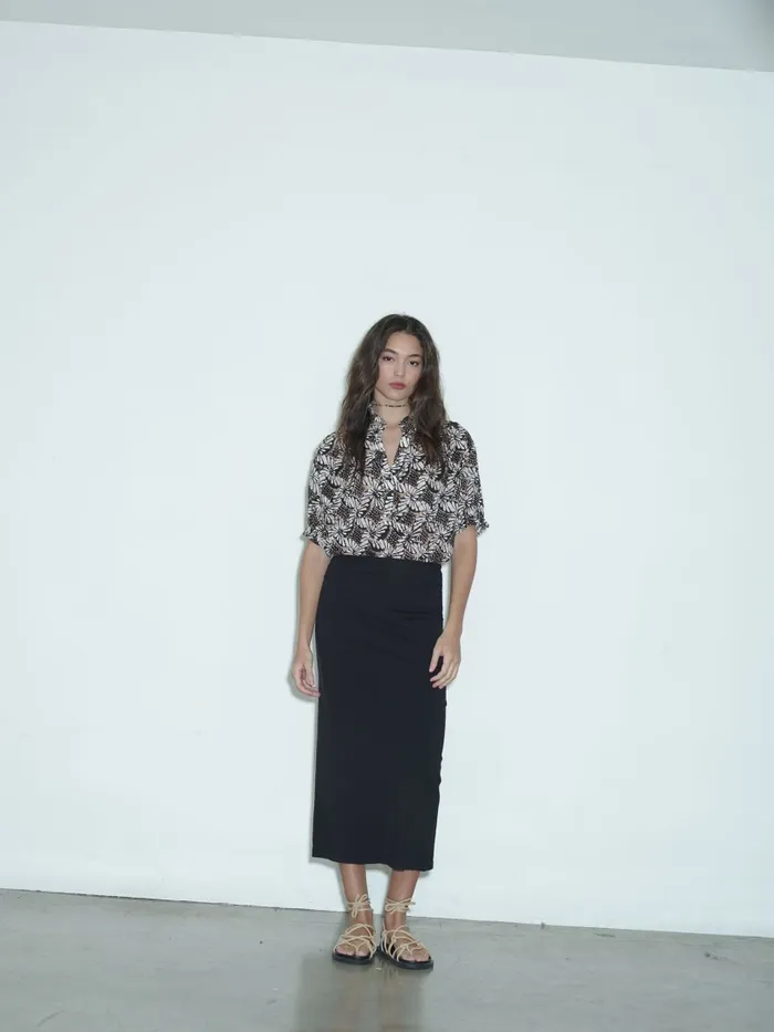 XRENA Skirts Women Black Lenny Skirt XRENA Skirts Women Black Lenny Skirt