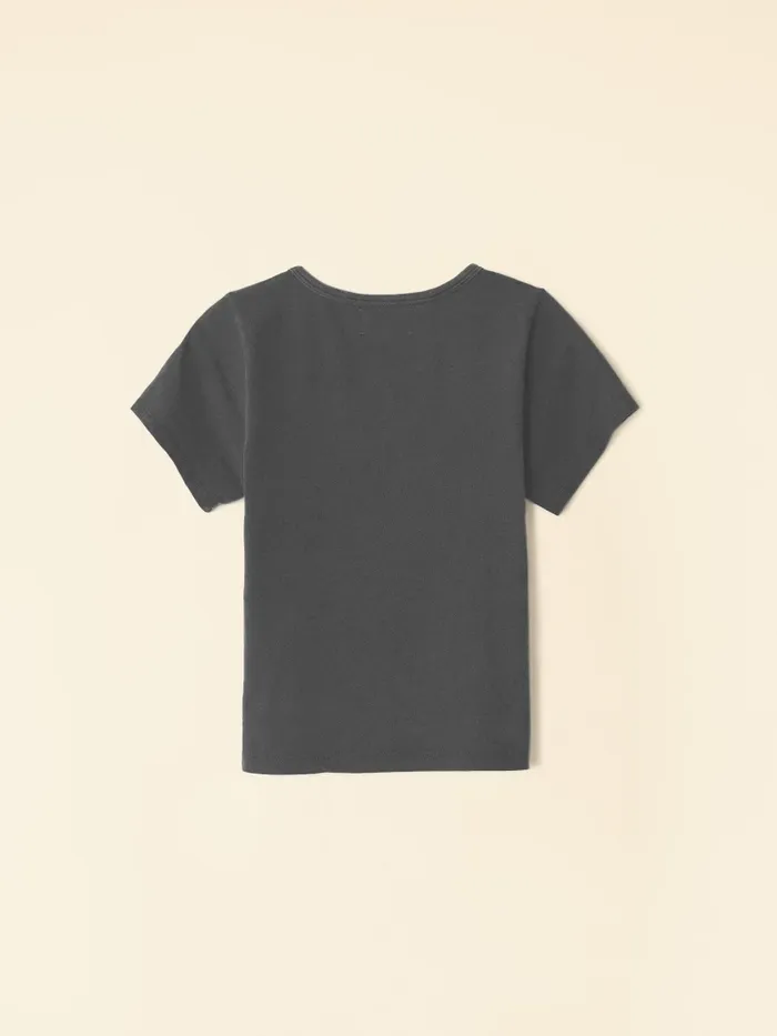 XRENA Vintage Black Pixie Tee Women Sweats and Tees XRENA Vintage Black Pixie Tee Women Sweats and Tees