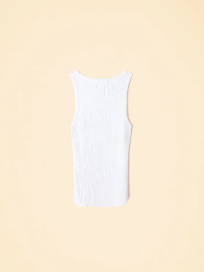XRENA White Arynn Tank Top Women Sweats and Tees XRENA White Arynn Tank Top Women Sweats and Tees