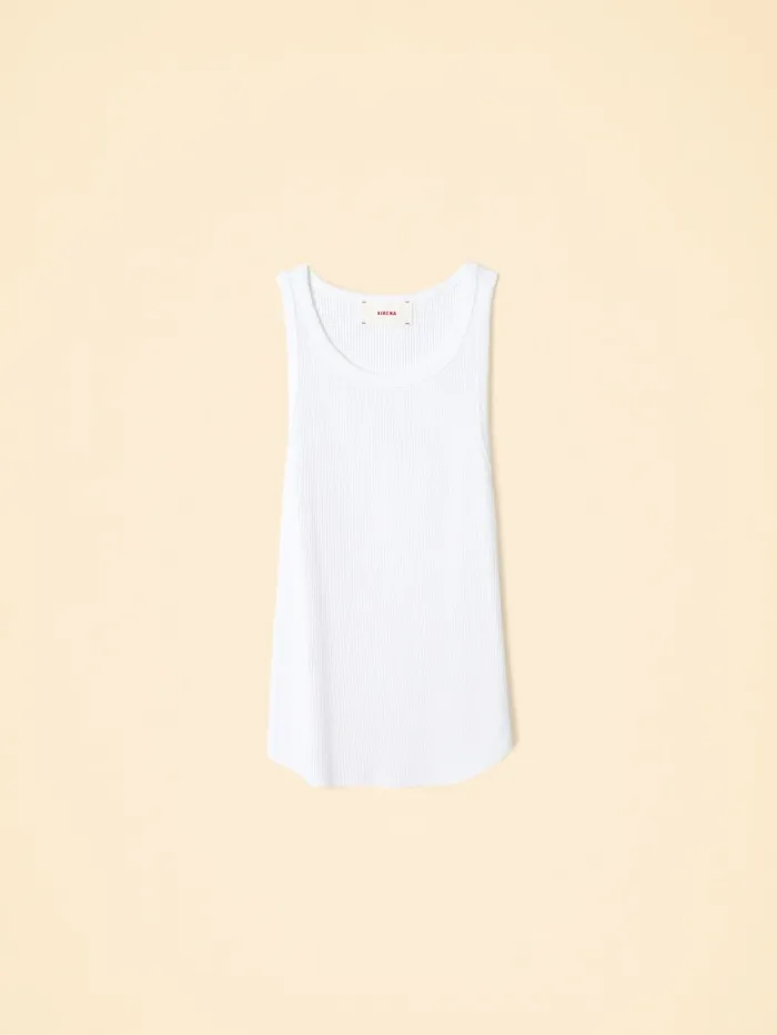 XRENA White Arynn Tank Top Women Sweats and Tees XRENA White Arynn Tank Top Women Sweats and Tees